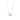 Blondie rose diamond and oxidized sterling silver horseshoe pendant on a 14k gold filled rope chain