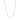 Gold necklace with blue beads on a white background