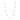 Gold necklace with black beads on a white background