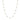 Necklace with small beads on a white background