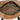 Brown leather duffel bag with visible stitching on a white background