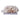Decorative piece of coral on a white base with a white background