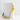 White bag with a yellow strap on a white background