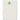 White notepad with a green leaf design on a white background