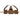 Brown leather tool belt with multiple pockets on a white background